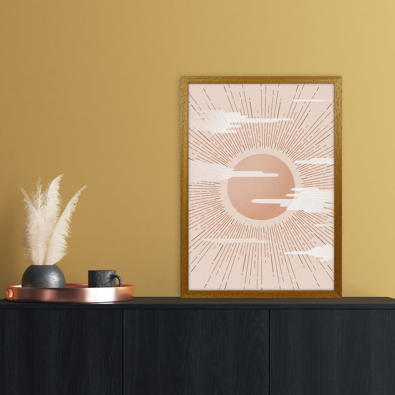The Sun Landscape Art Print by Kookiepixel A2 Print Only
