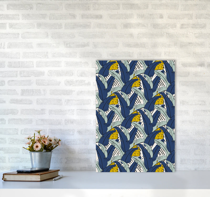 Tropical Fever Abstract Art Print by Kookiepixel A2 Black Frame