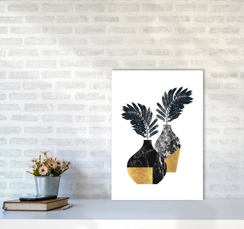 Vases No 1 Art Print by Kookiepixel A2 Black Frame