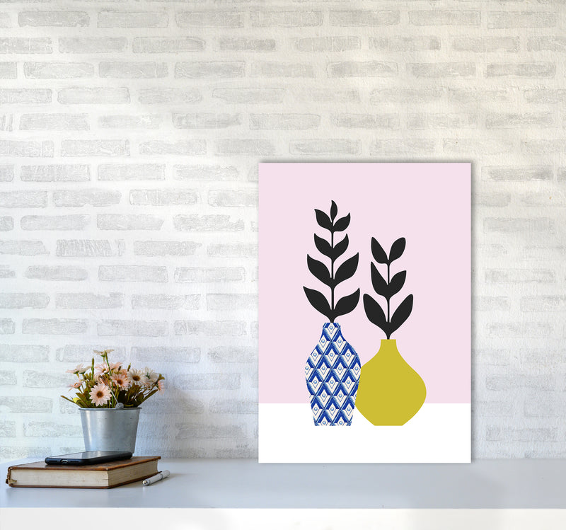 Vases No 2 Art Print by Kookiepixel A2 Black Frame