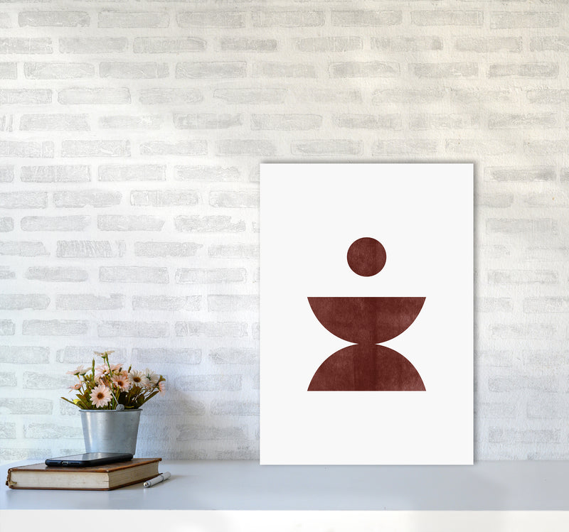 Abstract Geometric No 4 Art Print by Kookiepixel A2 Black Frame