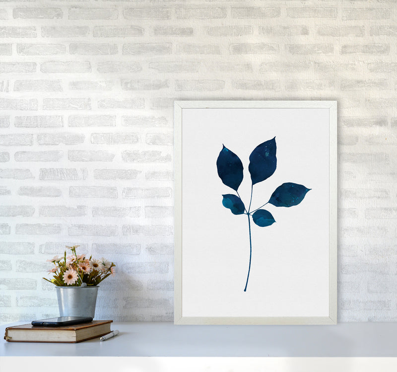 Foliage No 2 Botanical Art Print by Kookiepixel A2 Oak Frame