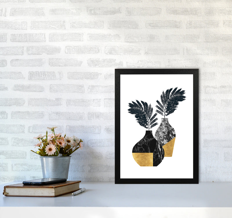 Vases No 1 Art Print by Kookiepixel A3 White Frame