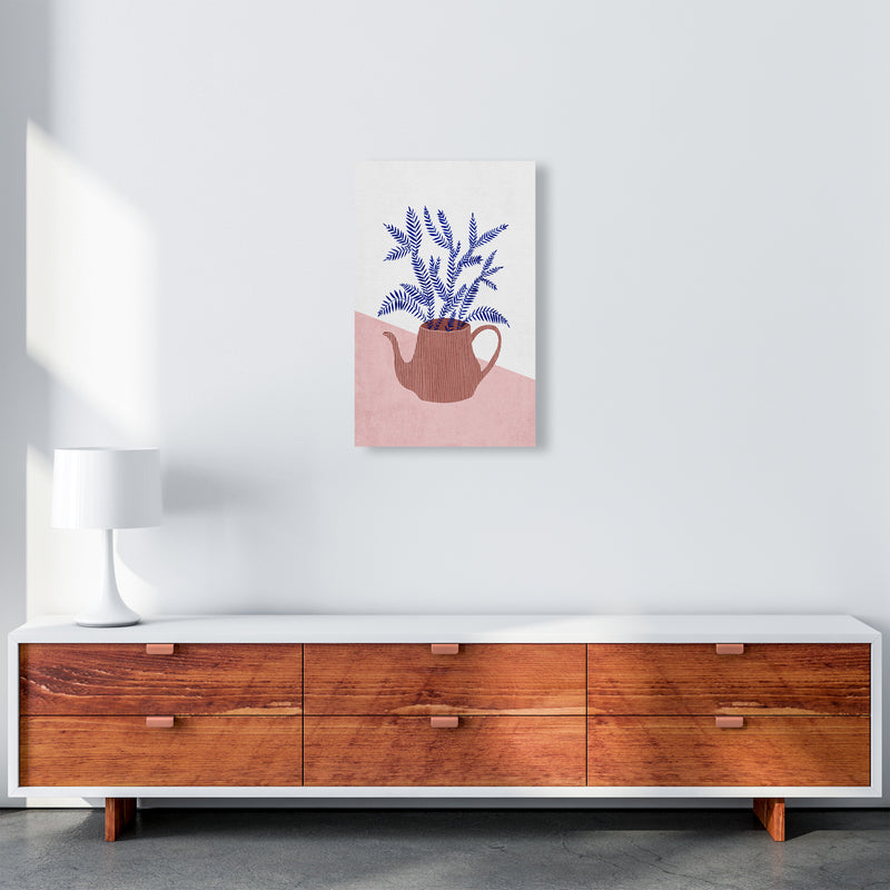 Teapot Planter Art Print by Kookiepixel A3 Canvas
