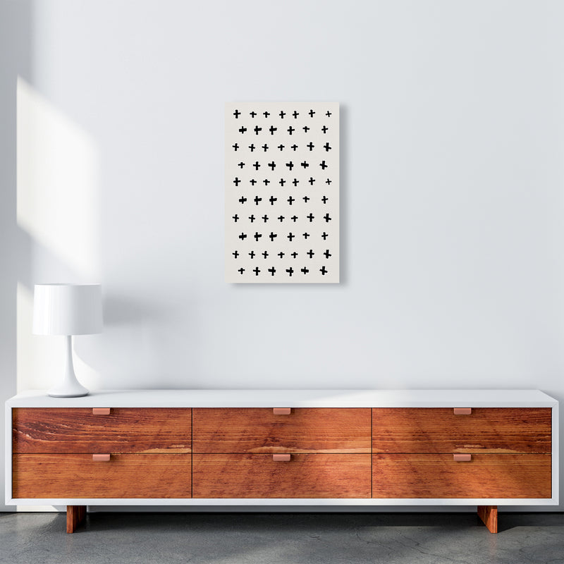 Plus Abstract Art Print by Kookiepixel A3 Canvas