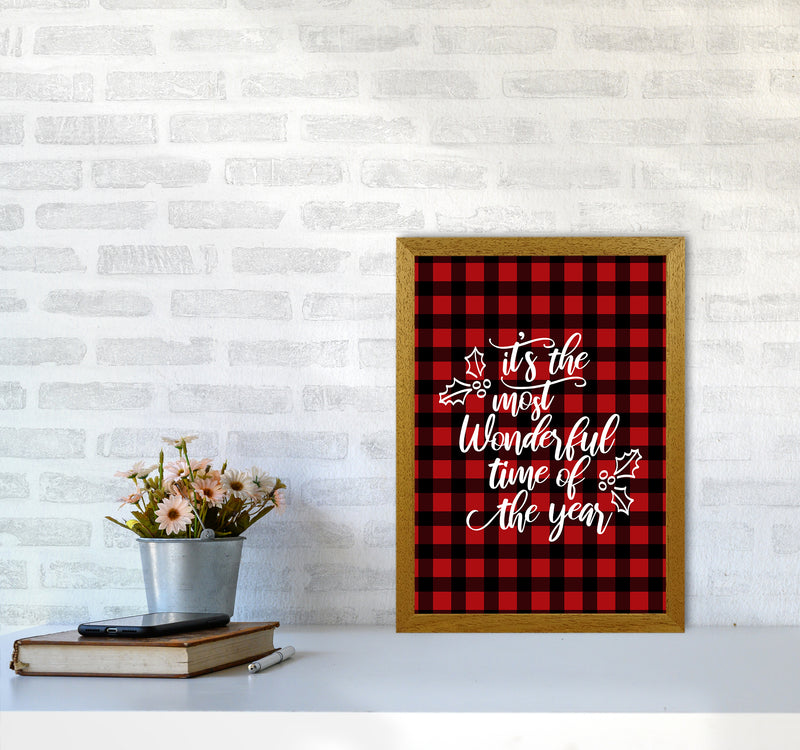 Wonderful time Christmas Art Print by Kookiepixel A3 Print Only