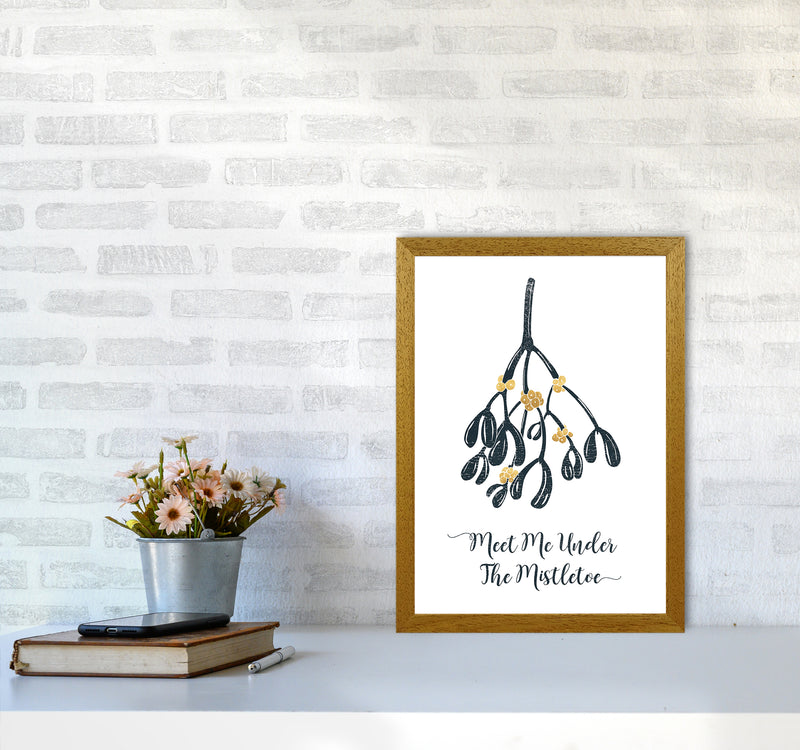 The Mistletoe Christmas Art Print by Kookiepixel A3 Print Only