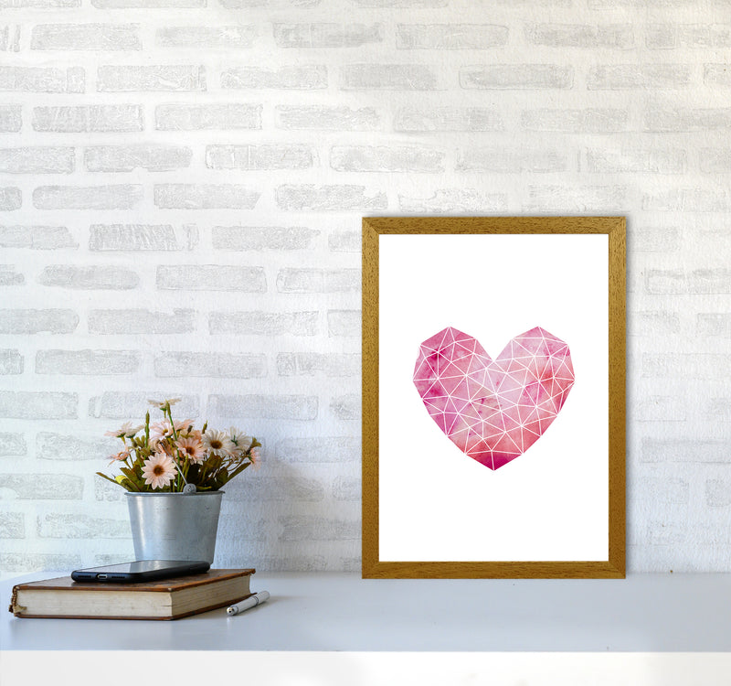 Wire Heart Art Print by Kookiepixel A3 Print Only