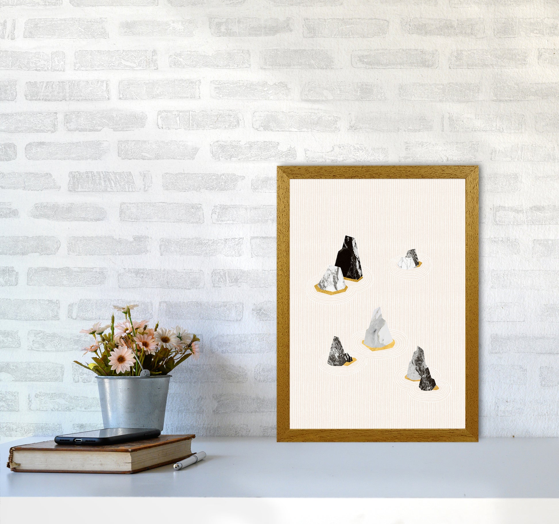 Rock Formation No 2 Art Print by Kookiepixel A3 Print Only