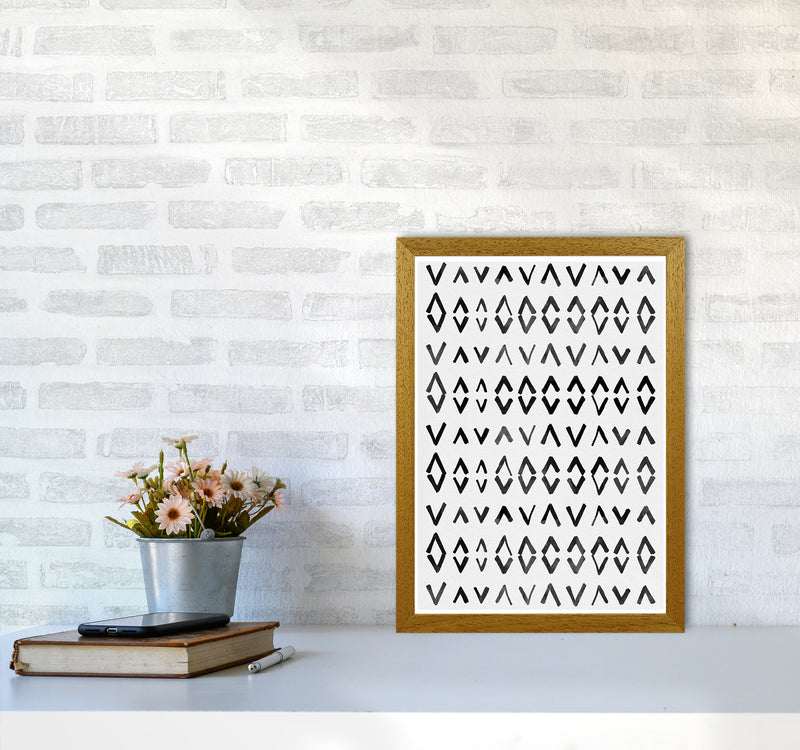 Scandi Print No 2 Abstract Art Print by Kookiepixel A3 Print Only
