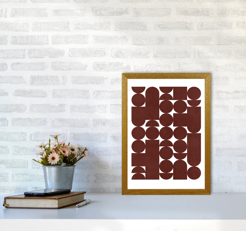 Stacked Abstract Art Print by Kookiepixel A3 Print Only