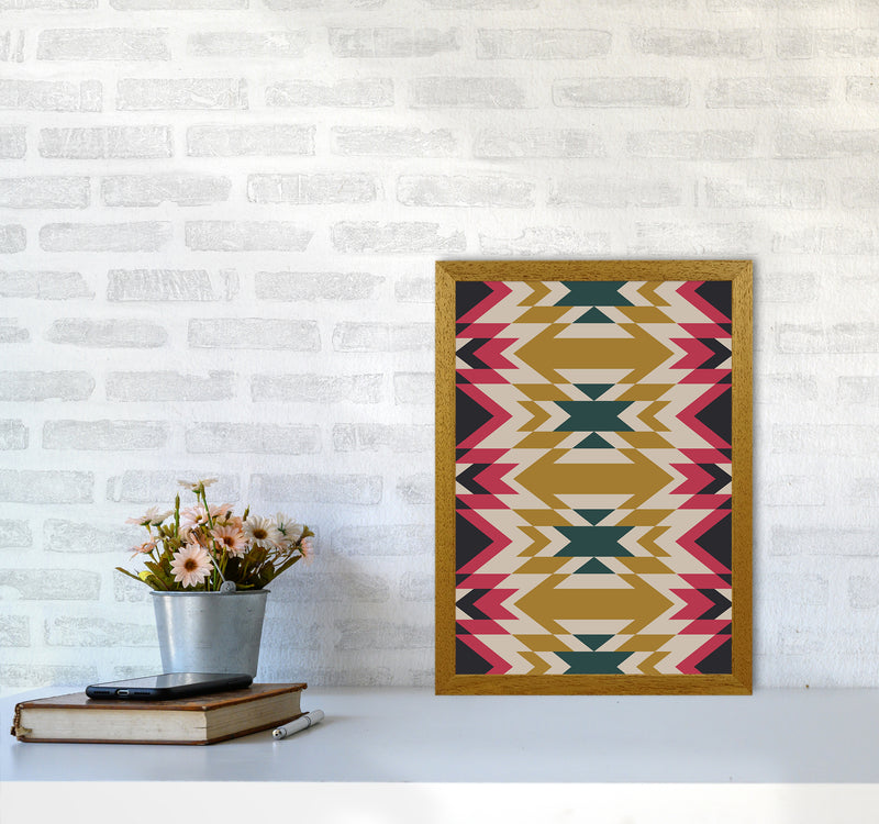 Navajos Print No 2 Abstract Art Print by Kookiepixel A3 Print Only