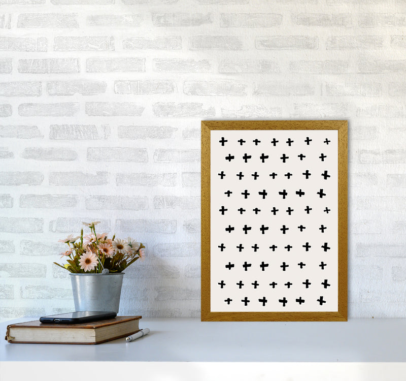 Plus Abstract Art Print by Kookiepixel A3 Print Only