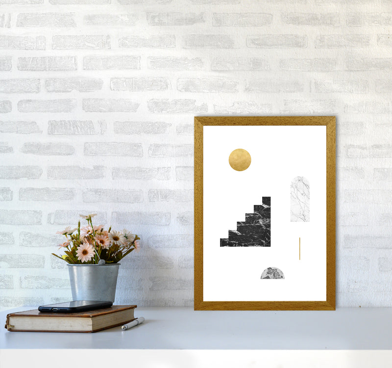 Geometric Shapes No 1  Art Print by Kookiepixel A3 Print Only