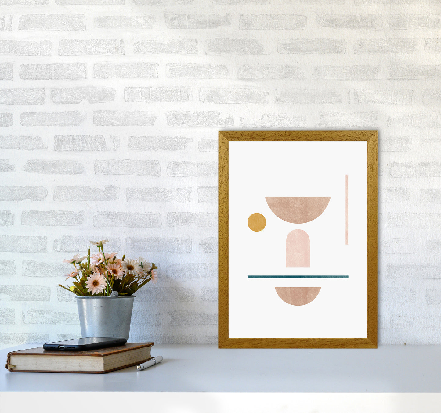 Abstract Geometric No 2 Art Print by Kookiepixel A3 Print Only