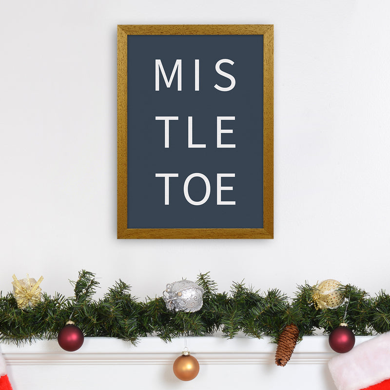 Mistletoe Christmas Art Print by Kookiepixel A3 Print Only