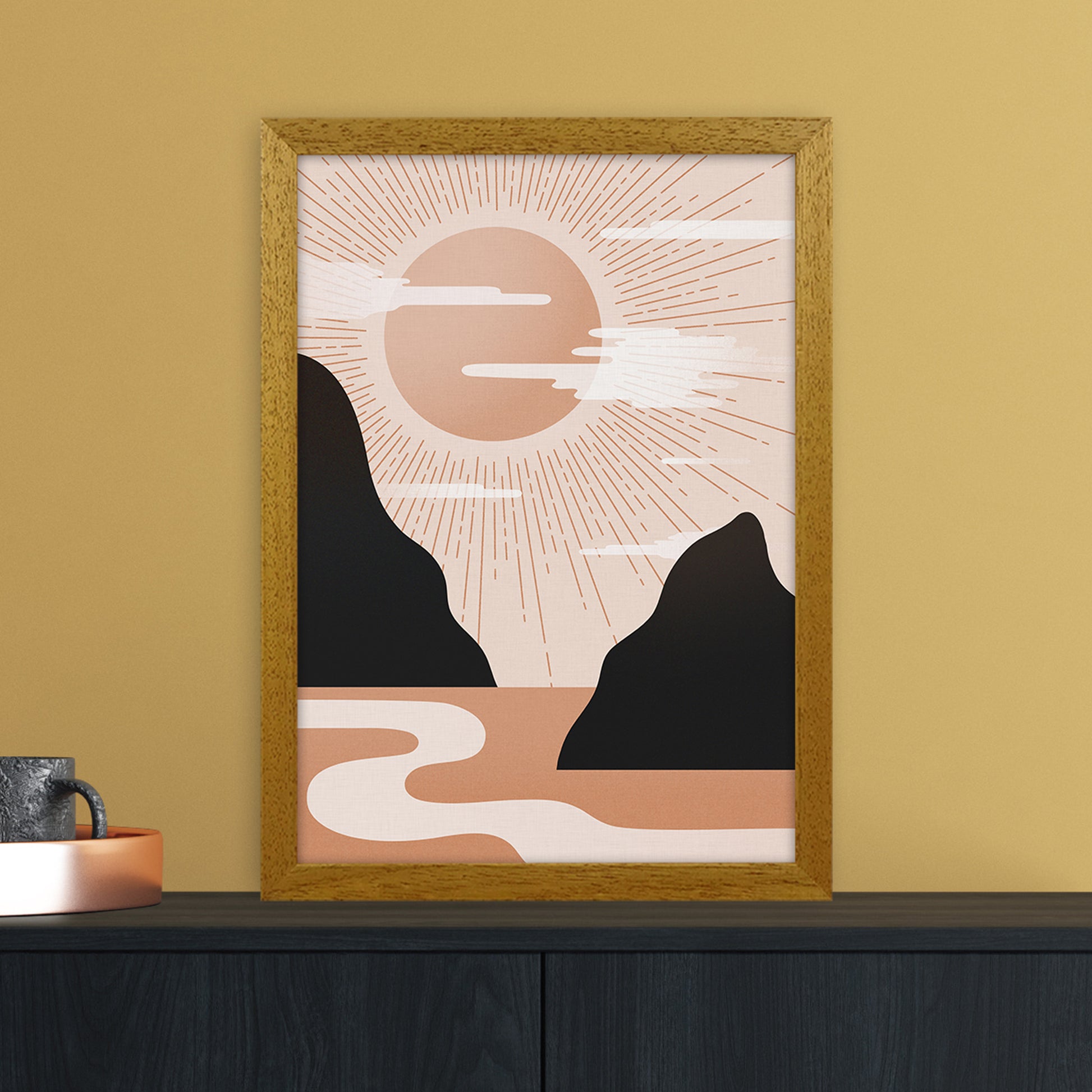 Morning Sunrise No 1 Art Print by Kookiepixel A3 Print Only