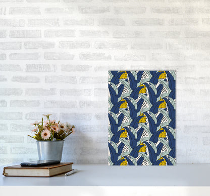 Tropical Fever Abstract Art Print by Kookiepixel A3 Black Frame