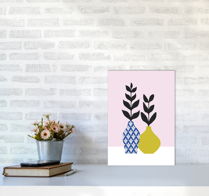 Vases No 2 Art Print by Kookiepixel A3 Black Frame