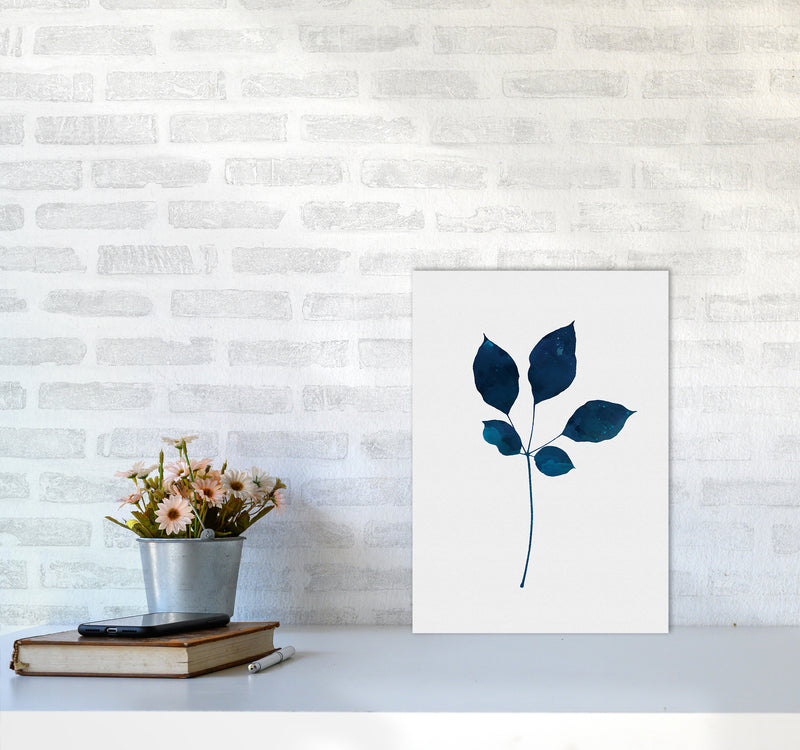 Foliage No 2 Botanical Art Print by Kookiepixel A3 Black Frame