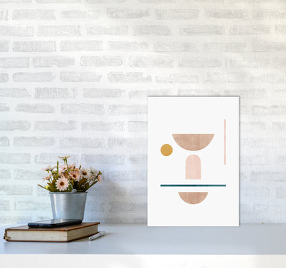 Abstract Geometric No 2 Art Print by Kookiepixel A3 Black Frame