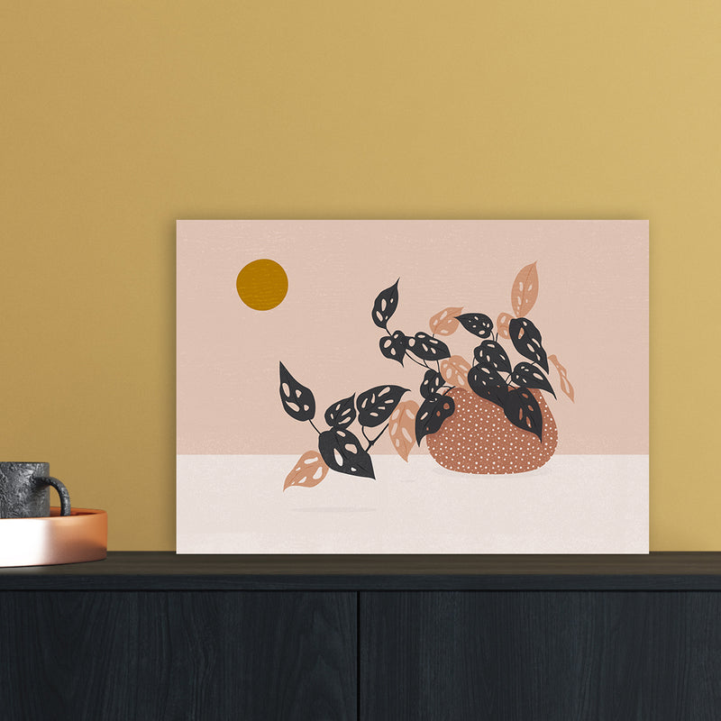 Monkey Mask Plant Botanical Art Print by Kookiepixel A3 Black Frame