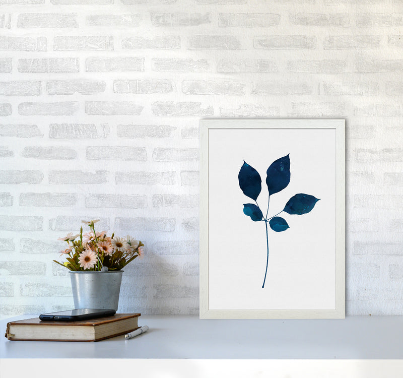 Foliage No 2 Botanical Art Print by Kookiepixel A3 Oak Frame