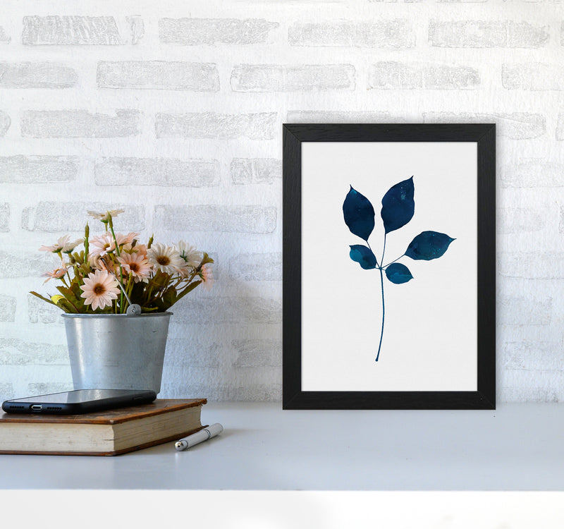 Foliage No 2 Botanical Art Print by Kookiepixel A4 White Frame