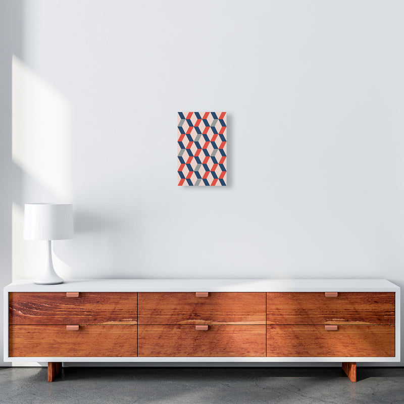 Retro Pattern No 1 Abstract Art Print by Kookiepixel A4 Canvas