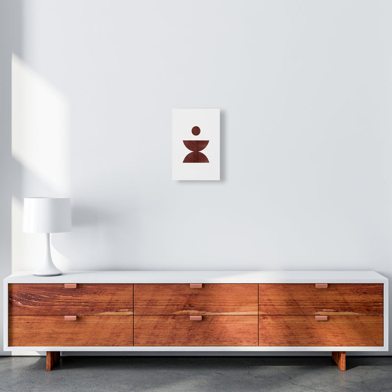 Abstract Geometric No 4 Art Print by Kookiepixel A4 Canvas