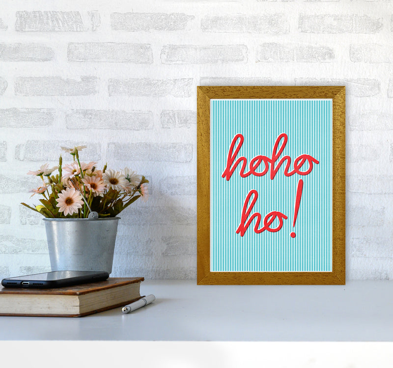 Hohoho Christmas Art Print by Kookiepixel A4 Print Only