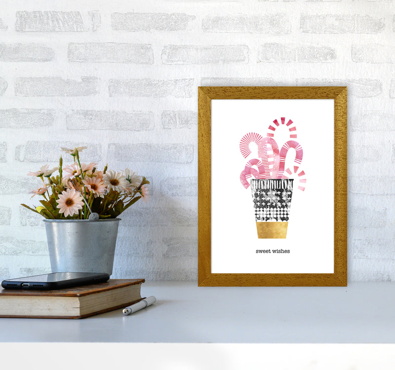 Sweet Wishes Christmas Art Print by Kookiepixel A4 Print Only