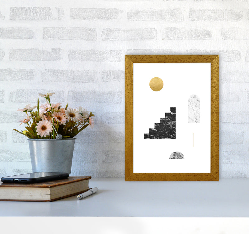 Geometric Shapes No 1  Art Print by Kookiepixel A4 Print Only