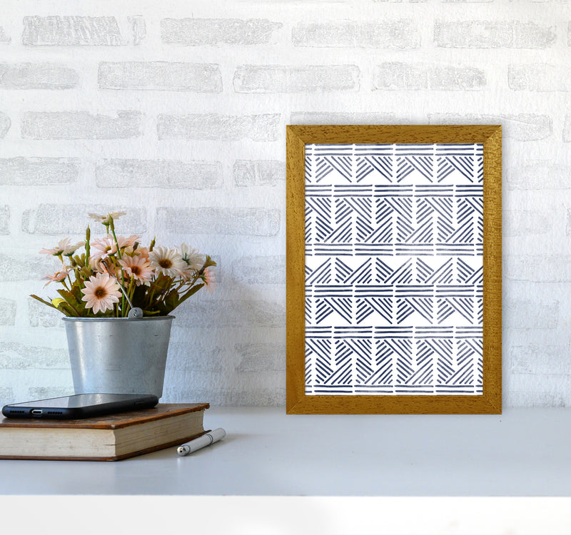 Aztec Print Art Print by Kookiepixel A4 Print Only