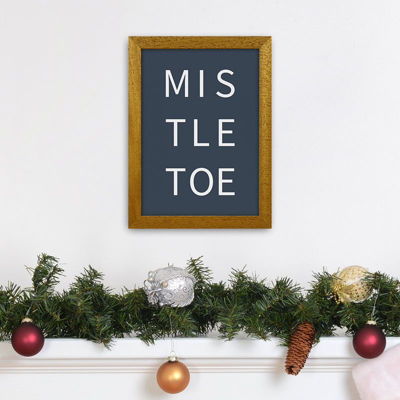 Mistletoe Christmas Art Print by Kookiepixel A4 Print Only