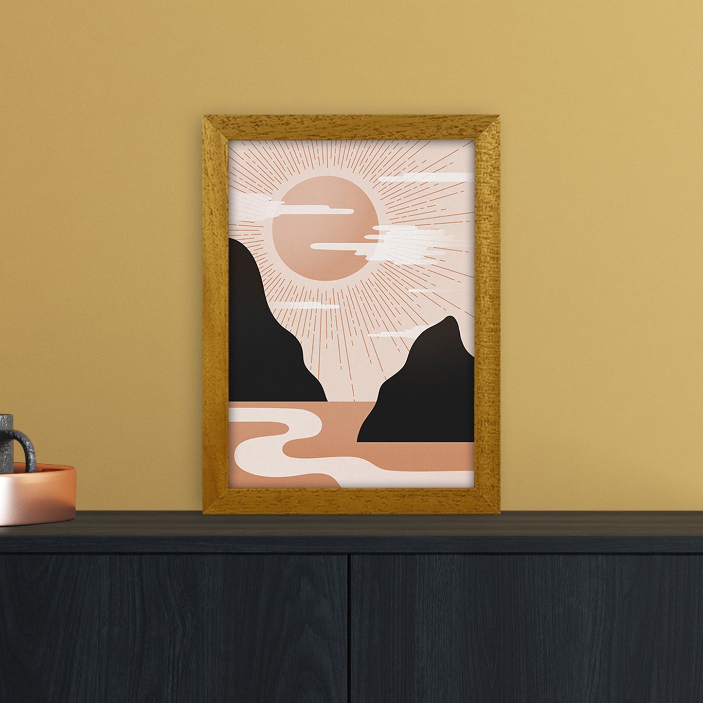 Morning Sunrise No 1 Art Print by Kookiepixel A4 Print Only