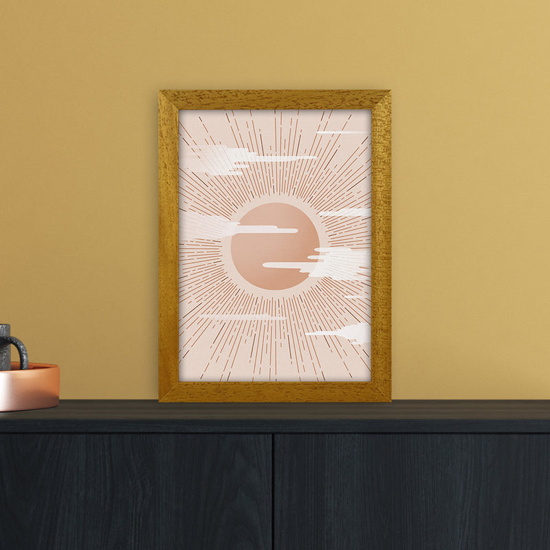 The Sun Landscape Art Print by Kookiepixel A4 Print Only