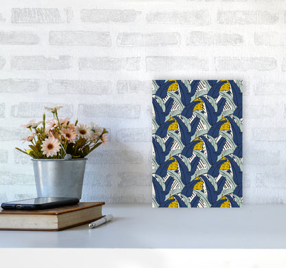 Tropical Fever Abstract Art Print by Kookiepixel A4 Black Frame