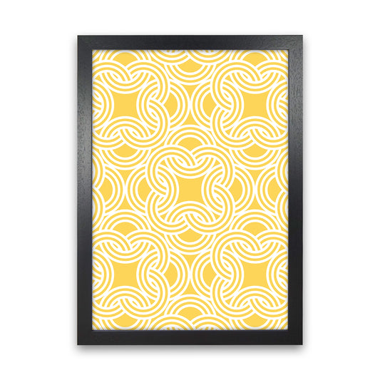 Oriental Print Abstract Art Print by Kookiepixel Black Grain
