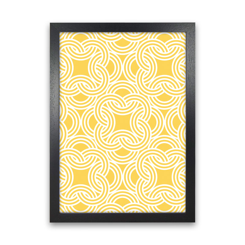 Oriental Print Abstract Art Print by Kookiepixel Black Grain