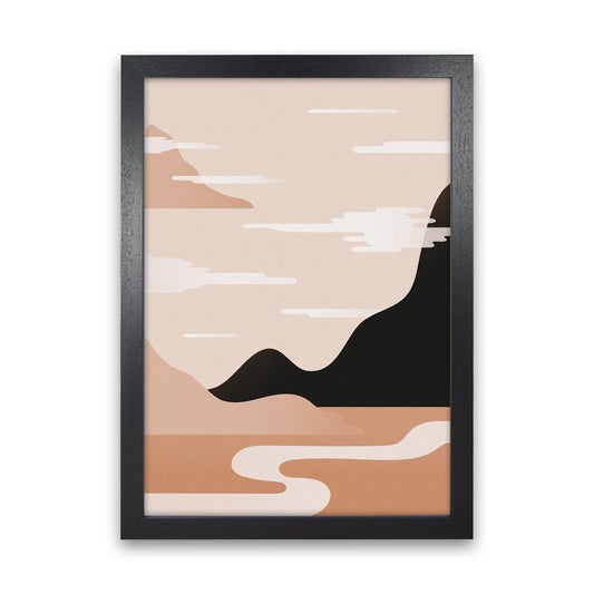 Morning Sunrise No 2 Art Print by Kookiepixel Black Grain