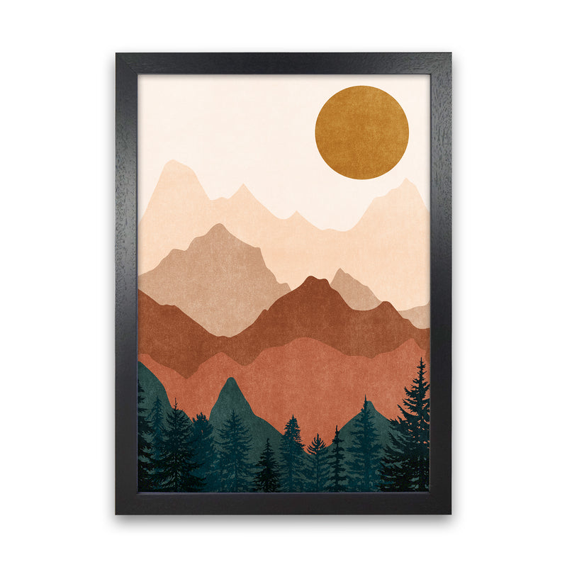 Sunset Peaks No 2 Black Grain