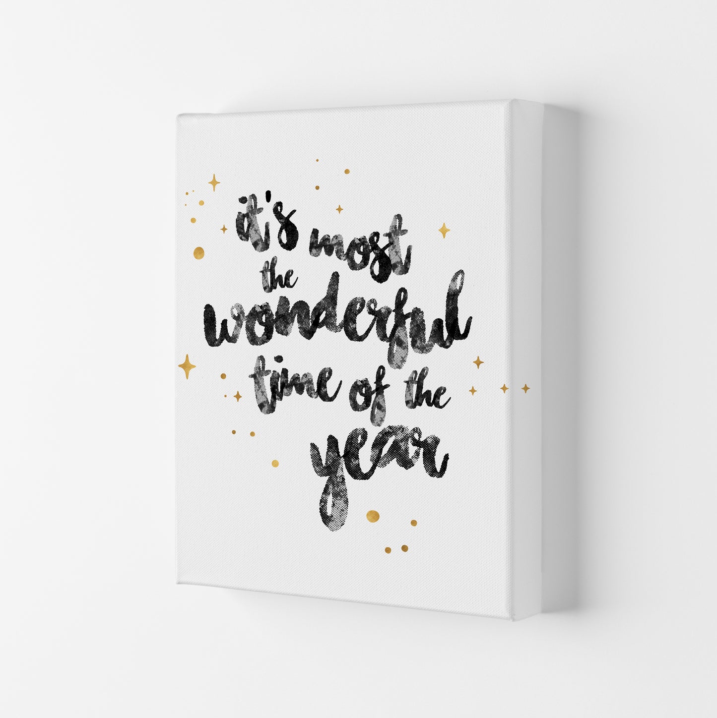 Wonderful time No 1 Christmas Art Print by Kookiepixel Canvas