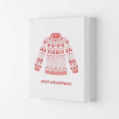 Cozy Christmas Art Print by Kookiepixel Canvas