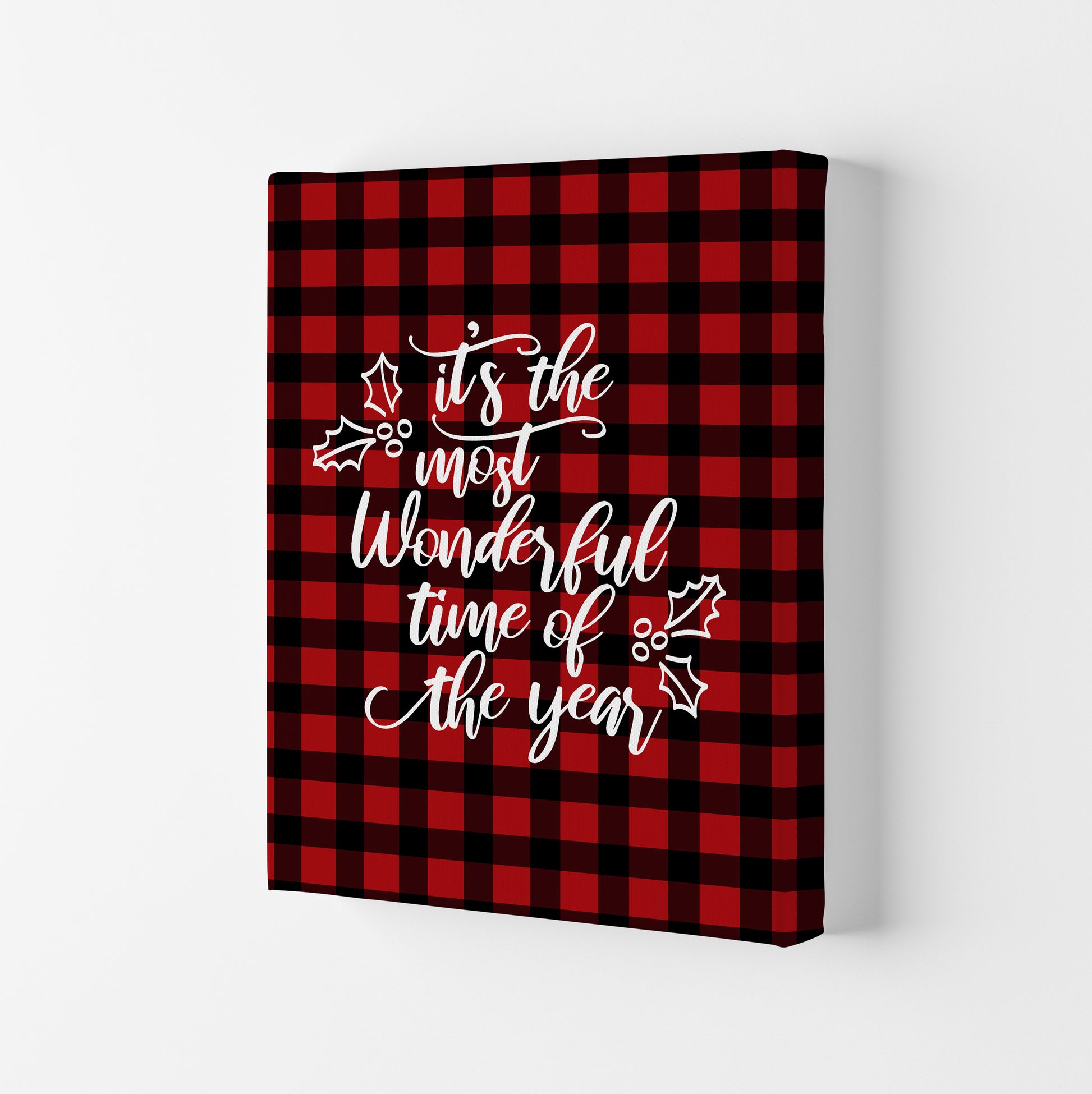 Wonderful time Christmas Art Print by Kookiepixel Canvas
