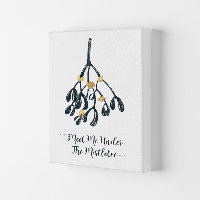 The Mistletoe Christmas Art Print by Kookiepixel Canvas