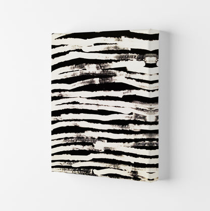 Strokes Abstract Art Print by Kookiepixel Canvas