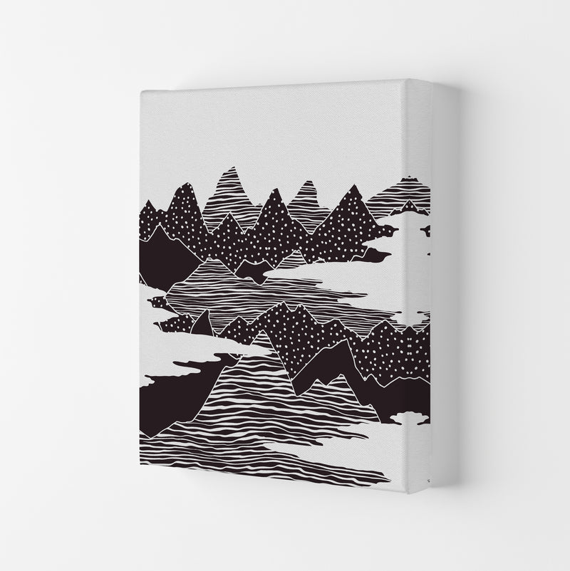 The Peaks Landscape Art Print by Kookiepixel Canvas