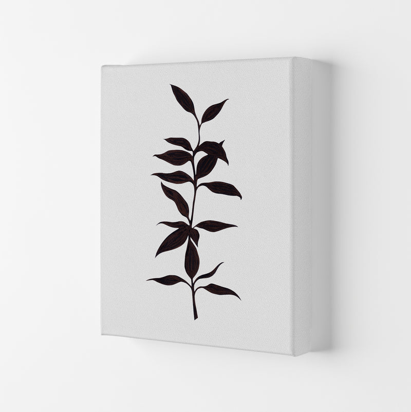 Inked Bamboo Botanical Art Print by Kookiepixel Canvas