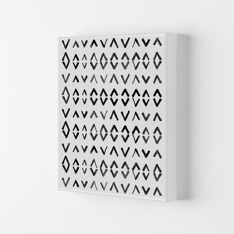 Scandi Print No 2 Abstract Art Print by Kookiepixel Canvas